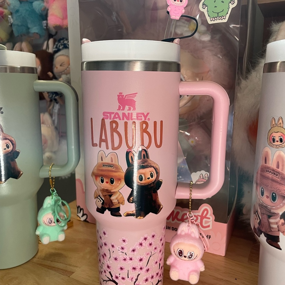 LABUBU Pink Travel Cup 40oz